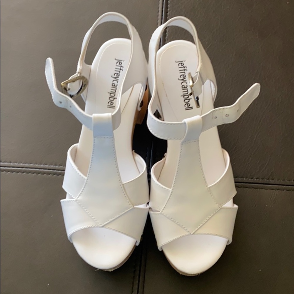 Jeffrey Campbell leather Platform sandals